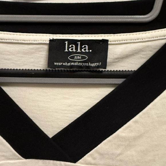 Dressed in LaLa hockey style tee - Picture 2 of 3